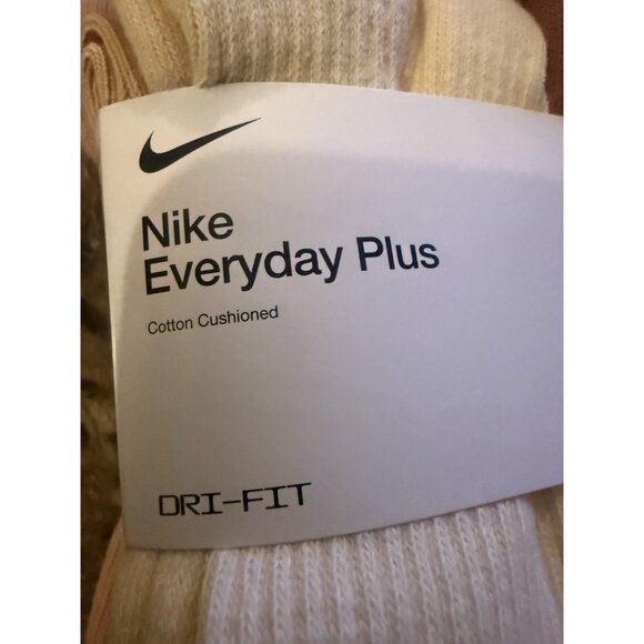 Nike Everyday Plus Cushioned Training Crew Socks 6 Pairs Medium 6-8 SX6897‌-‌904 - Picture 7 of 11